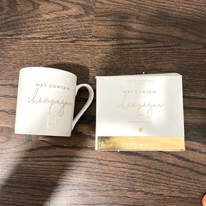 NIB Katie Loxton “May Contain Champagne” Mug
